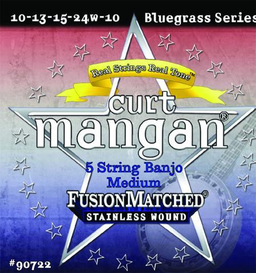 Curt Mangan 5-String Banjo Medium Stainless String Set
