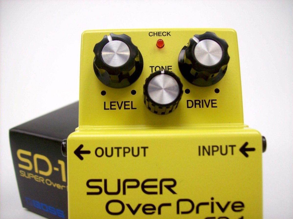 boss sd 1 overdrive pedal Boss Super Overdrive SD-1 Pedal