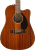 Fender CD-60SCE All Mahogany Dreadnought Acoustic Guitar