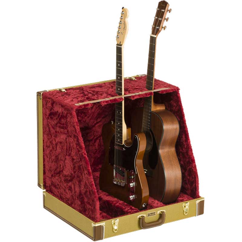 Fender Classic Series 3 Guitar Case Stand  - Tweed