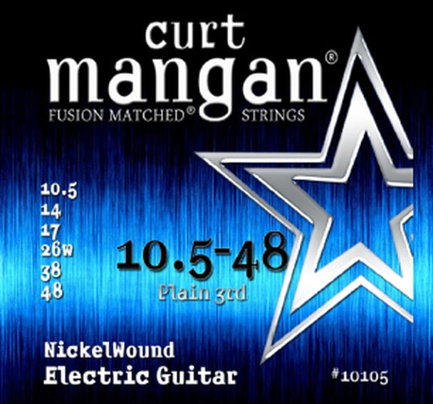 Curt Mangan 10.5-48 Nickel Wound Electric Guitar Strings