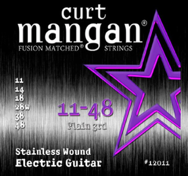 Curt Mangan 11-48 Stainless Steel Electric Guitar String Set