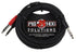 Pig Hog Solutions - 10ft TRS(M)-Dual 1/4" Insert Cable