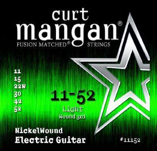 Curt Mangan Nickel Wound 11-52 Electric Guitar String Set