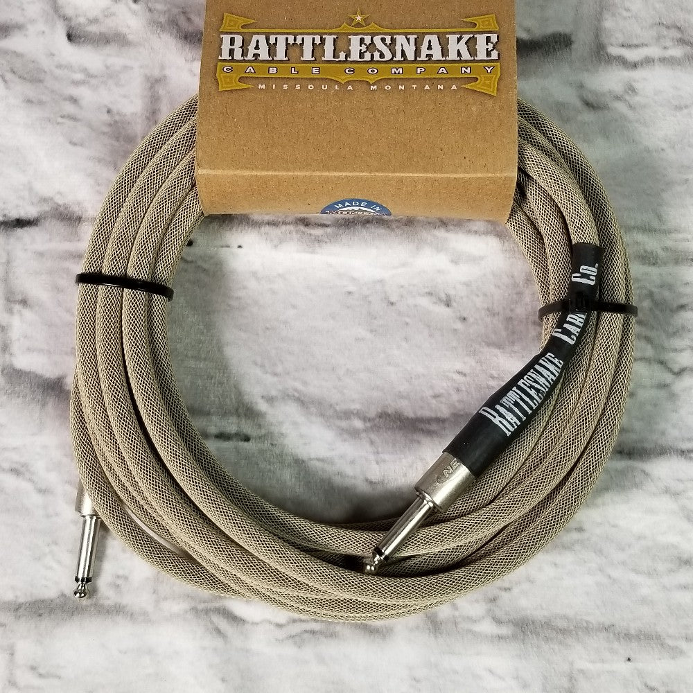 Rattlesnake Cables 15' Tweed w/Straight Plugs