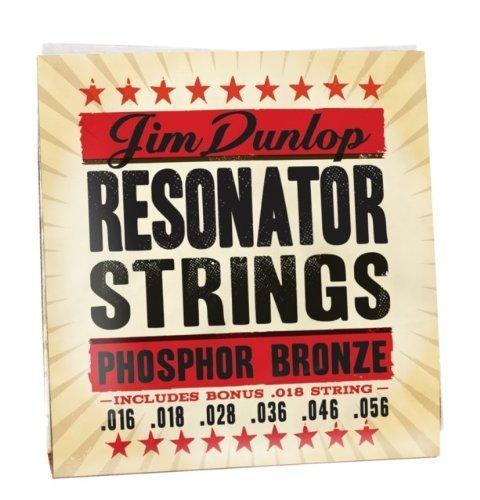 Dunlop Resonator Guitar 6 String  Set, Phosphor Bronze, Medium .016.056 DOP1656