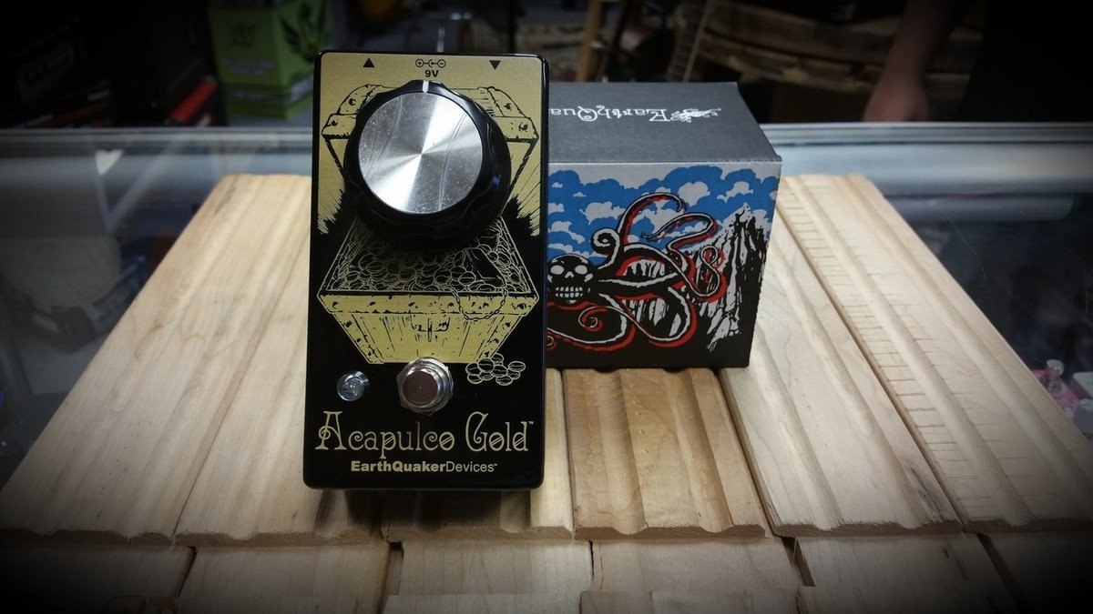 acapulco gold pedal EarthQuaker Devices Acapulco V2 Power Amp Distortion Gold