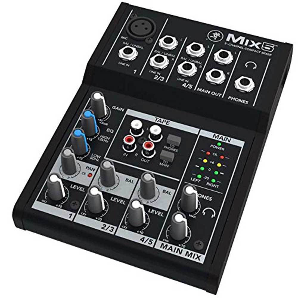 Mackie Mix5 5-Channel Mixer