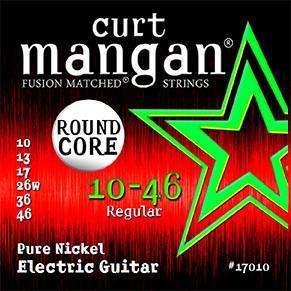 Curt Mangan 10-46 Round Core Pure Nickel Electric Guitar String Set