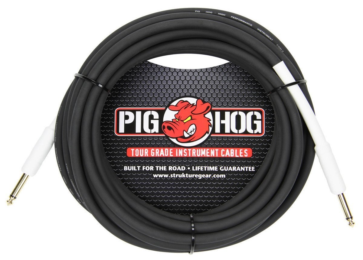 Pig Hog Tour Quality 25' Instrument Cable Straight/Straight