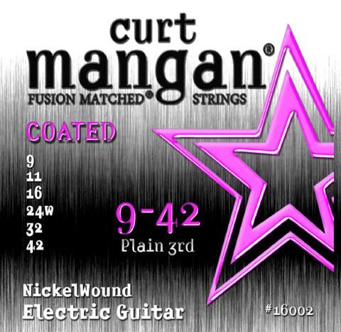 Curt Mangan Nickel Wound 9-42 Coated Electric Guitar String Set