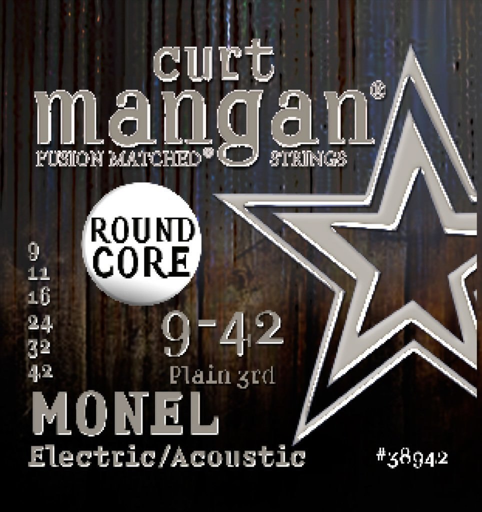 Curt Mangan Monel 9-42 Electric Guitar String Set