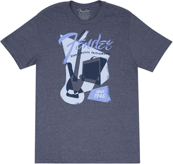 Fender Vintage Geo 1946 T-Shirt, Blue XL