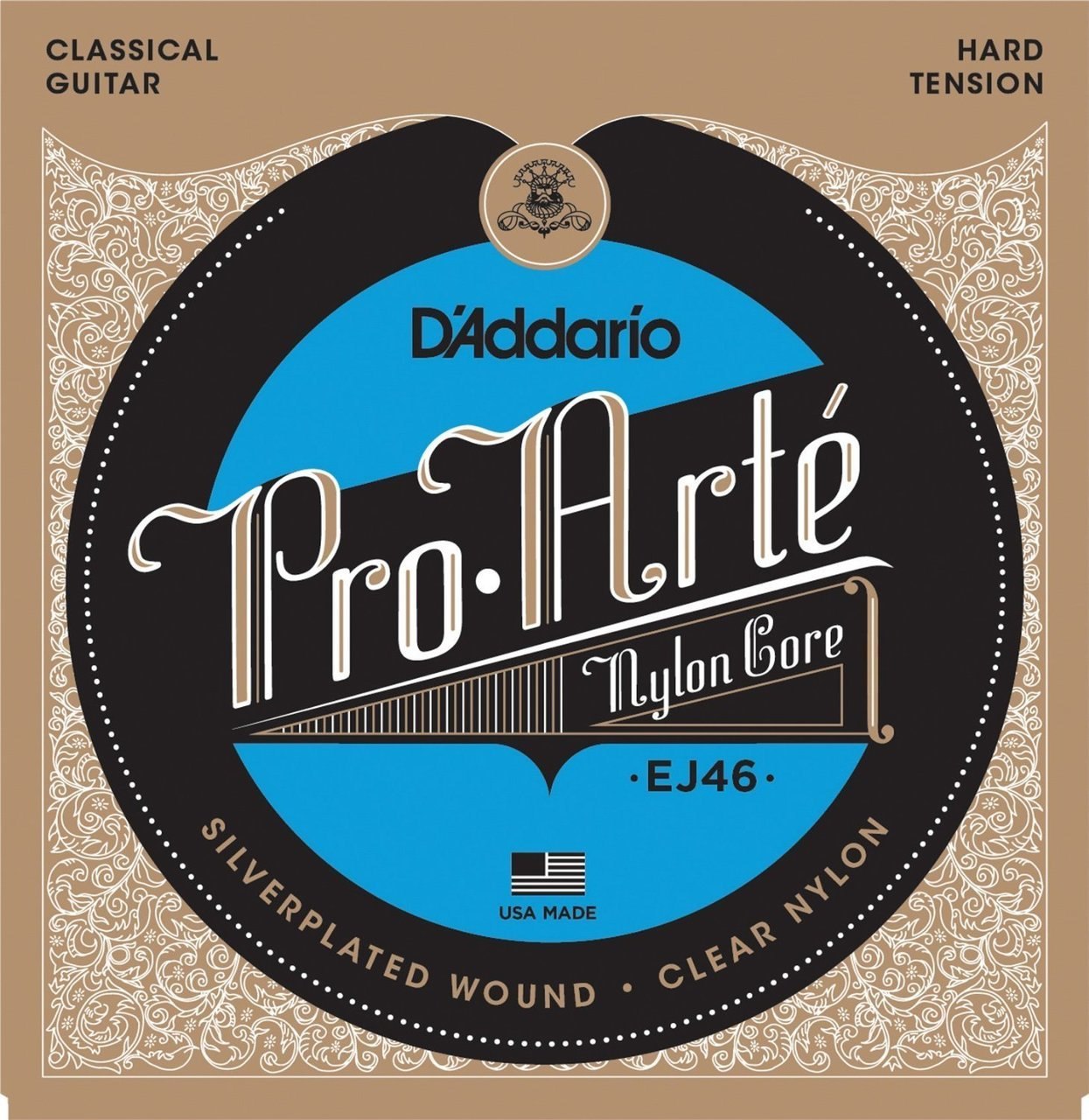 D'Addario Pro Arte EJ46  Nylon Core Classical Hard Tension Guitar String Set