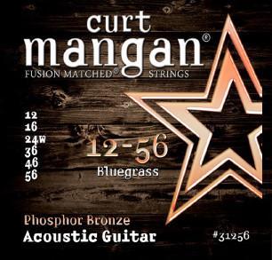 Curt Mangan Fusion Matched 12-56 Bluegrass Phosphor Bronze Acoustic Guitar String Set