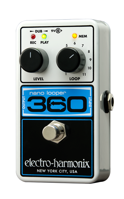 Electro Harmonix Nano Looper 360 Guitar Effects Pedal w/Power Supply