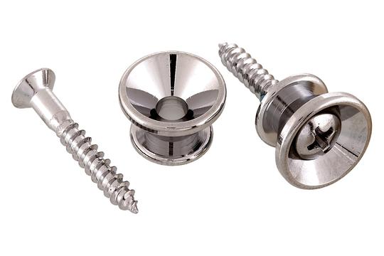 Allparts AP-0670-001 Gotoh Strap Buttons (Nickel)