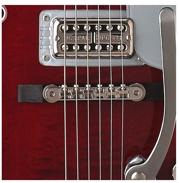 Fender Bridge Assembly, Adjusto-Matic, Nickel with Ebony Base