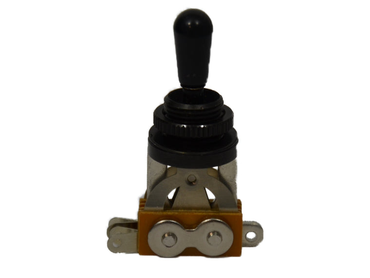 Allparts EP-4364-003 Economy Short Straight Toggle Switch w/Black Knob