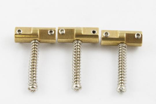 Allparts BP-2327-008 Wilkinson Compensated Brass Saddle Set for Telecaster