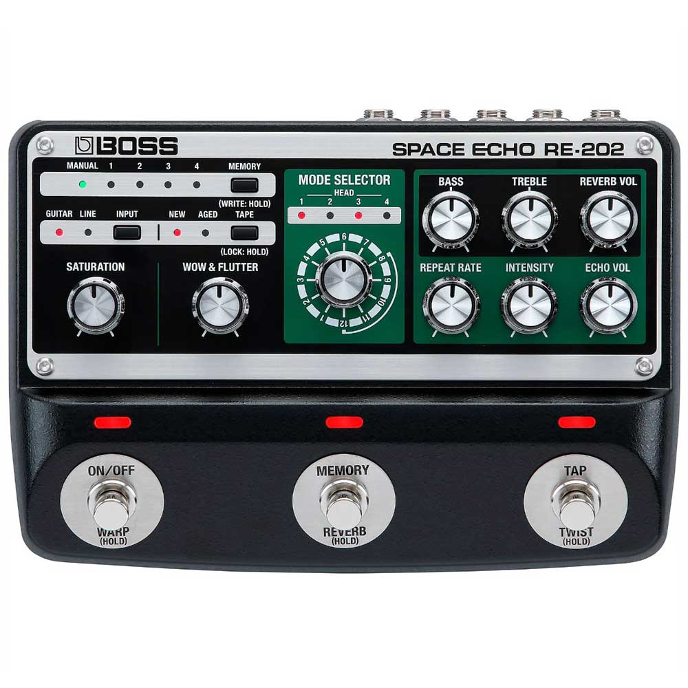 Boss RE-202  Space Echo Delay and Reverb Effects Pedal