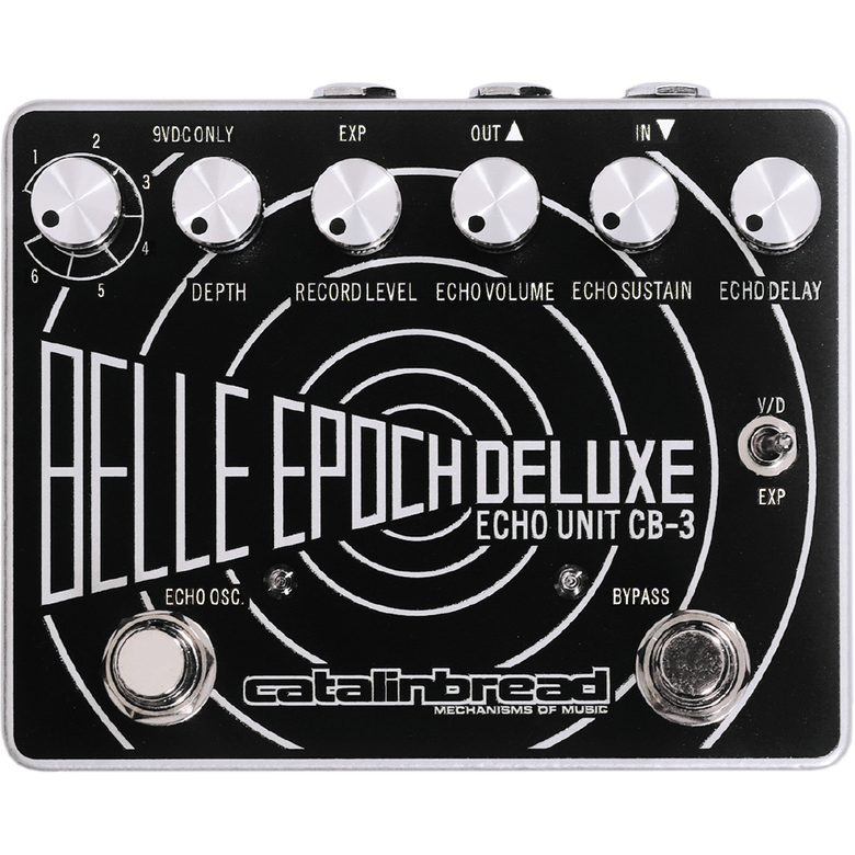 Catalinbread Belle Epoch Deluxe Echo Unit - Black and Silver