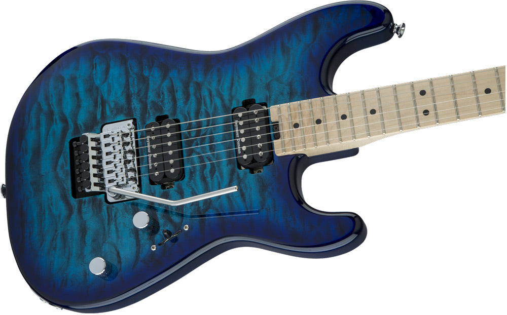 Charvel Pro-Mod San Dimas Style 1 HH FRM QM - Chlorine Burst