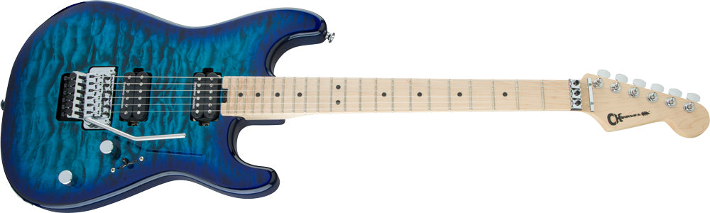 Charvel Pro-Mod San Dimas Style 1 HH FRM QM - Chlorine Burst