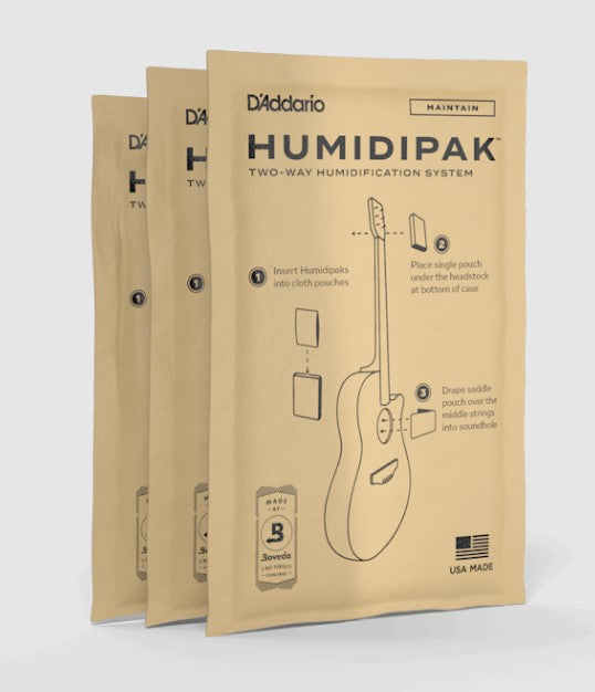 D'Addario Humidpak Maintain Replacement 3-Pack