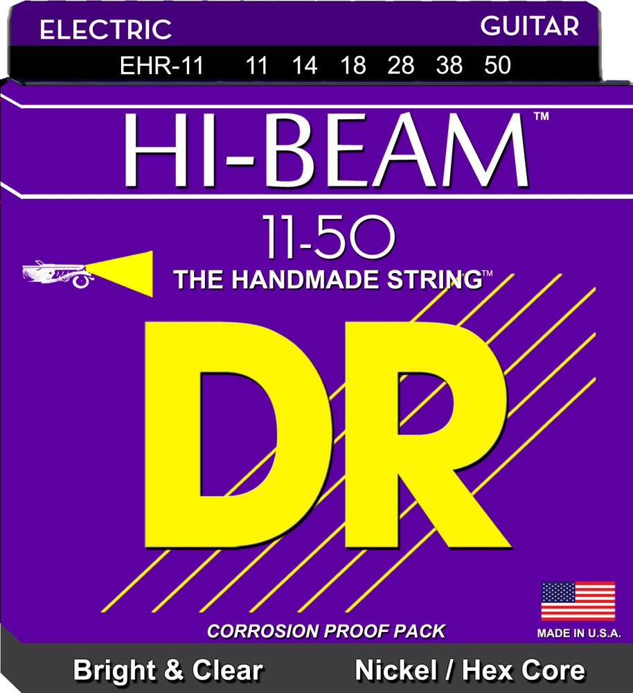 DR Strings HI-BEAM Electric Guitar Strings Heavy EHR-11/50