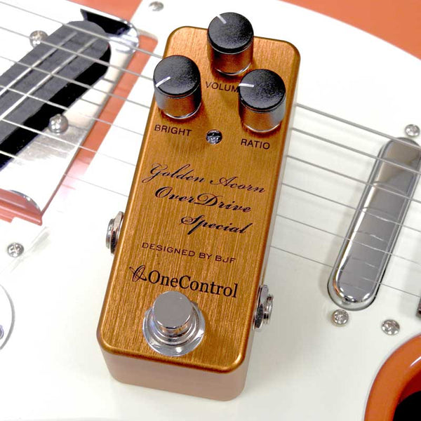 One Control Golden Acorn Overdrive Pedal – Flipside Music