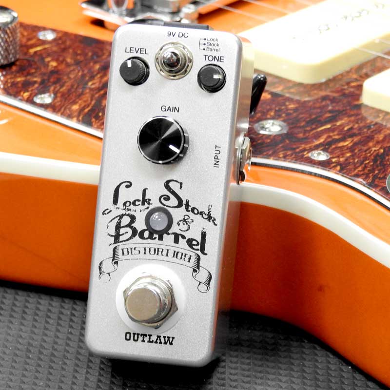 Outlaw Effects Lock Stock and Barrel Distortion Pedal