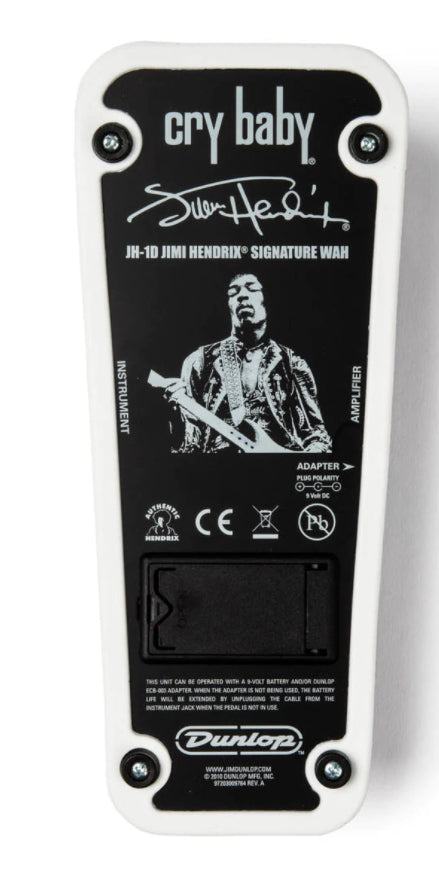 Dunlop Jimi Hendrix Cry Baby Wah Pedal