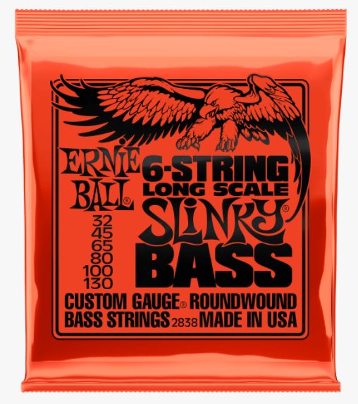Ernie Ball Super Slinky 5-String Nickel Wound Electric Bass Strings  32-130