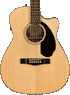 Fender CC-60SCE Concert Acoustic Guitar - Natural