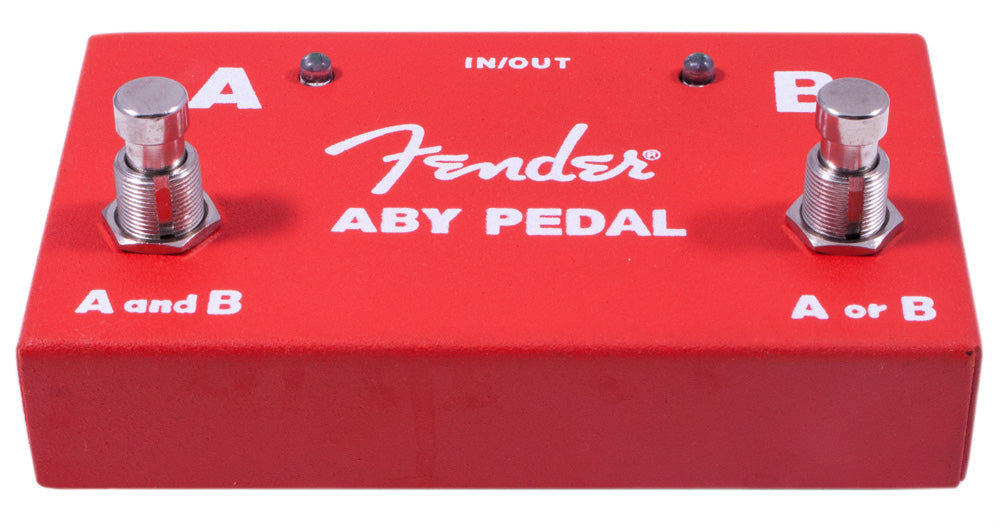 Fender 2-Switch ABY Footswitch Pedal, Red