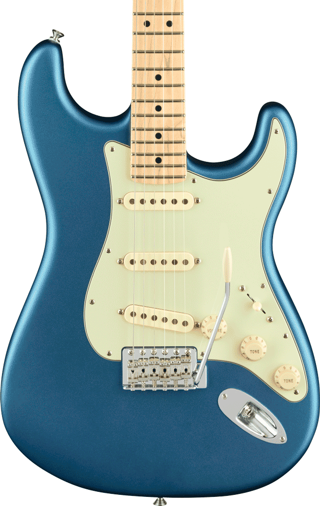 Fender American Performer Stratocaster - Satin Lake Placid Blue