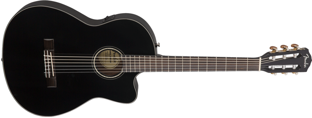 Fender CD-140SCE Dreadnought - Black