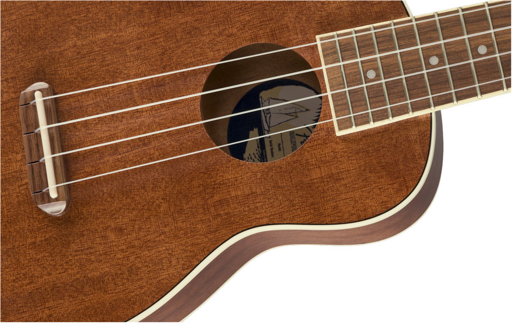 Fender Seaside Soprano Ukulele Pack in Natural