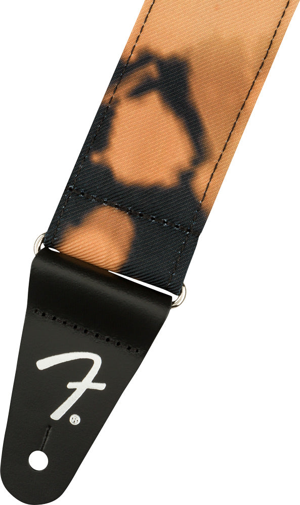 Fender Tie Dye Acid Wash Strap -  Black