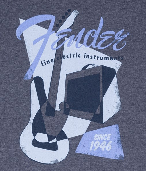 Fender Vintage Geo 1946 T-Shirt, Blue, L