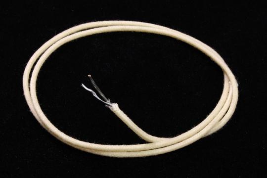 Allparts GW-0820-025 Cloth Covered Stranded Wire - White