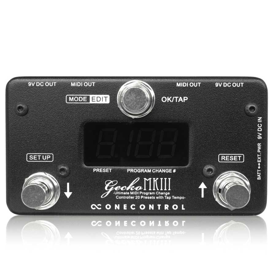 One Control Gecko MKIII Programmable MIDI Switcher w/ 20 Presets