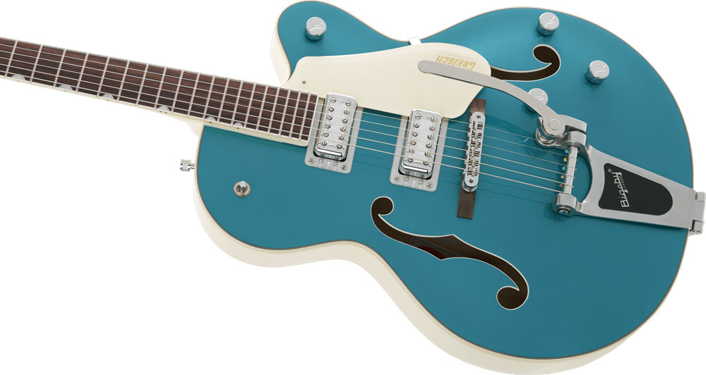 Gretsch G5410T Limited Edition Electromatic Tri-Five Hollow Body Single-Cut with Bigsby - Two-Tone Ocean Turquoise/Vintage White