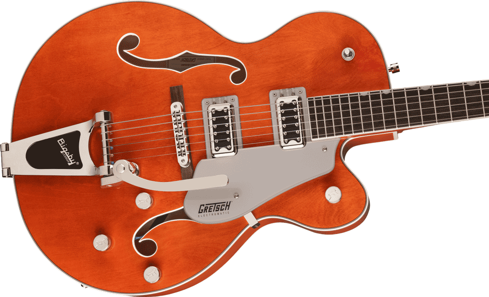 Gretsch Guitars G5420T Electromatic Classic Hollow Body Single-Cut with Bigsby, Orange Stain