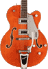 Gretsch Guitars G5420T Electromatic Classic Hollow Body Single-Cut with Bigsby, Orange Stain