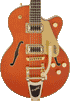 Gretsch Guitars G5655TG Electromatic Center Block Jr. Single-Cut - Orange Stain