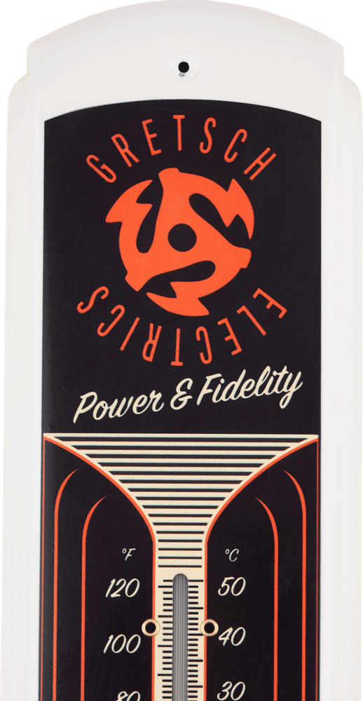 Gretsch Power & Fidelity Tin Thermometer