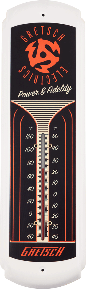 Gretsch Power & Fidelity Tin Thermometer