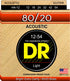 DR Strings Hi-Beam 80/20 Brass Acoustic Guitar Strings -  12/54 Light
